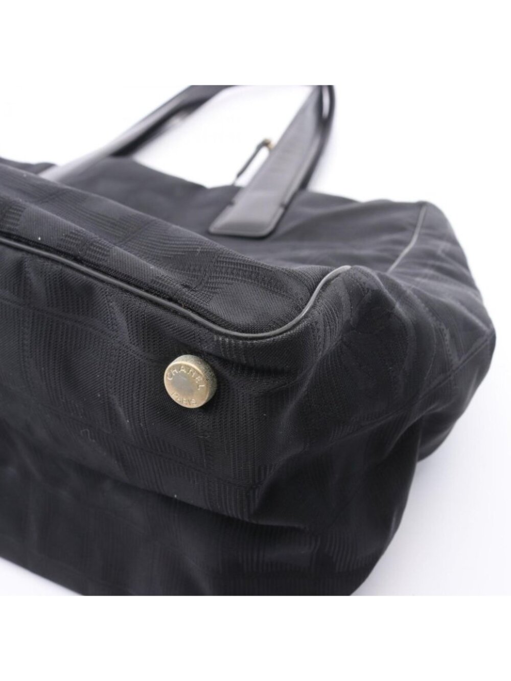 Chanel Tote New Travel Line Black Leather - Picture 6 of 11
